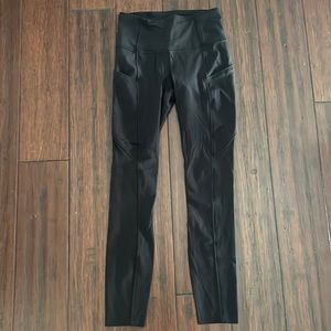 Lululemon size 2 black leggings. Like new